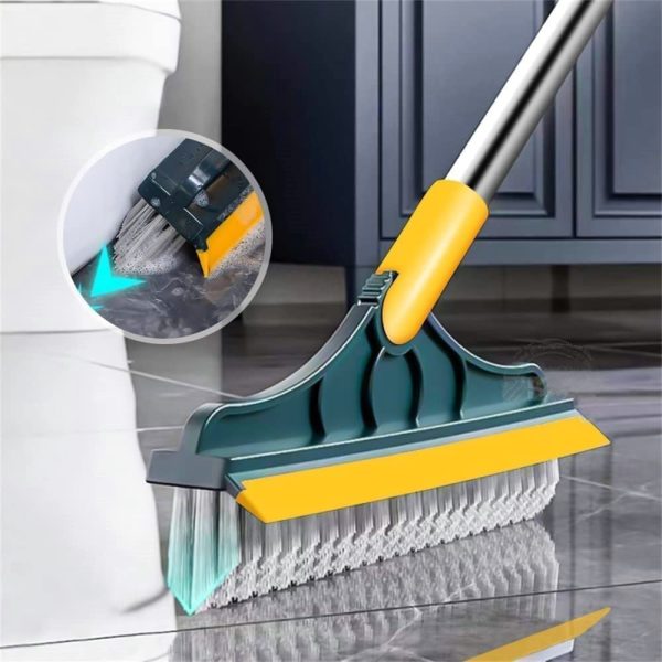 2 IN 1 FLOOR SCRUBBER WITH WIPE