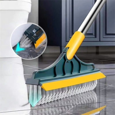 2 IN 1 FLOOR SCRUBBER WITH WIPE