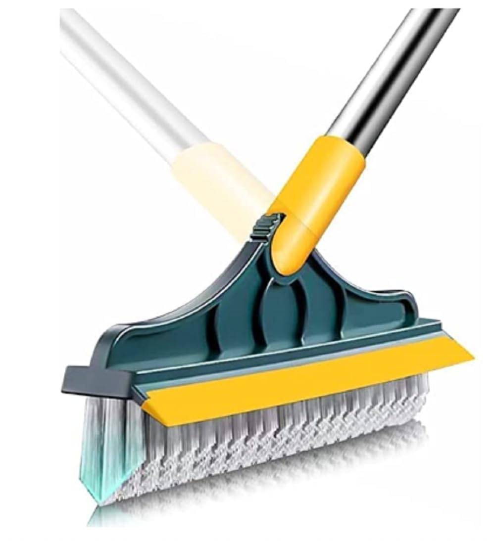 2 IN 1 FLOOR SCRUBBER WITH WIPE
