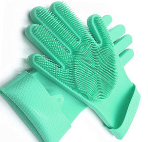 2pcs – Silicone Washing Gloves