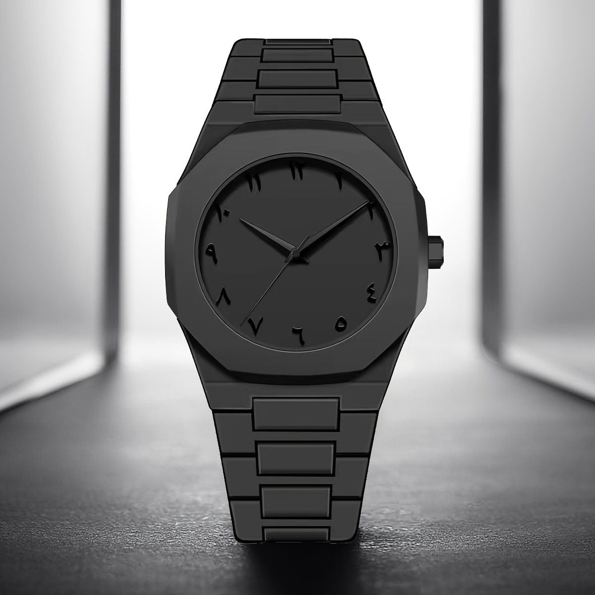 Full BLACK AURA Quartz Watch – Lightweight Design, , Premium Quality & Finish - Best Quality Analog Watch For Boys - Watch For Men | Full Black Color Watch