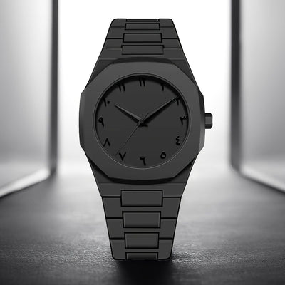 Full BLACK AURA Quartz Watch – Lightweight Design, , Premium Quality & Finish - Best Quality Analog Watch For Boys - Watch For Men | Full Black Color Watch