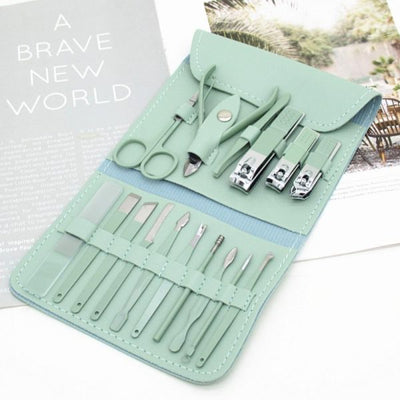 16-Piece Manicure & Pedicure Kit – Premium Nail Care Seta
